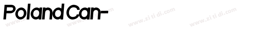 Poland Can字体转换